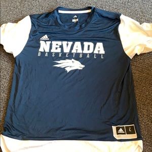 Nevada University Basketball Warmup